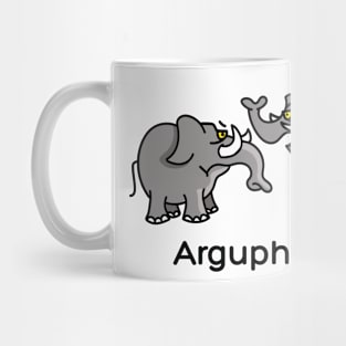 Arguing Elephant Mug